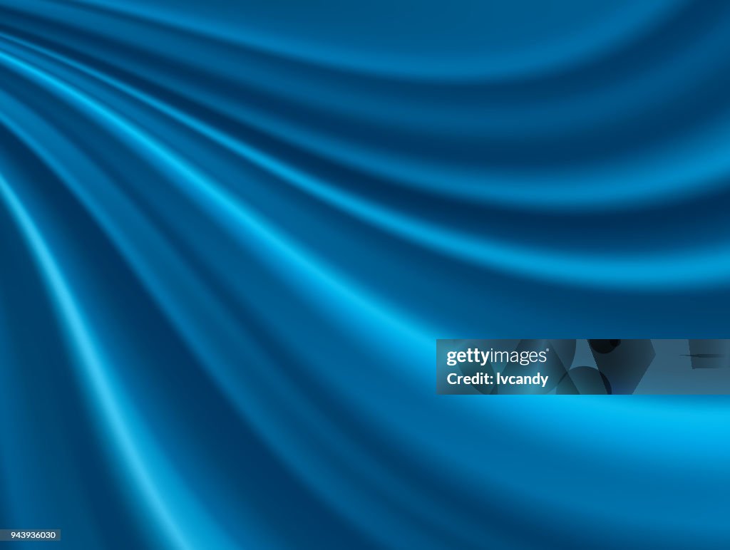 Blue silk background