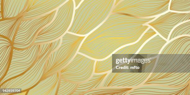 golden wave background - waves hair stock illustrations