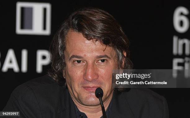 Director Alain Monne attends the In Focus France press conference for the film "Cartagena" during day six of the 6th Annual Dubai International Film...