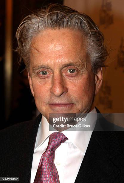 Michael Douglas attends the "A Little Night Music" Broadway opening night at the Walter Kerr Theatre on December 13, 2009 in New York City.