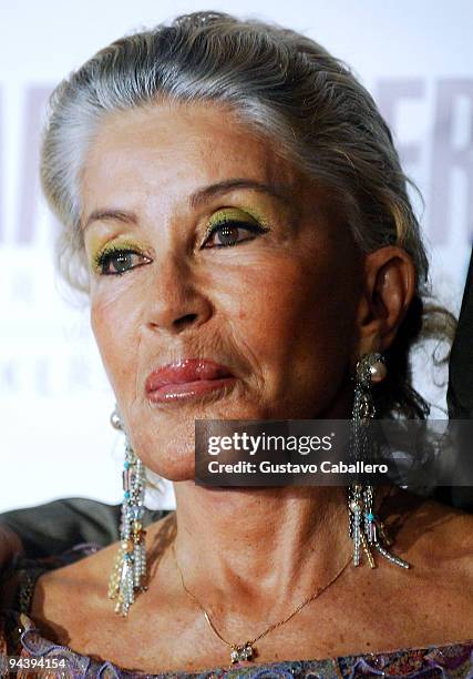 Lady Micheline attends the Johnny Depp tribute during the 6th Annual Bahamas International Film Festival at Atlantis Paradise Island on December 13,...