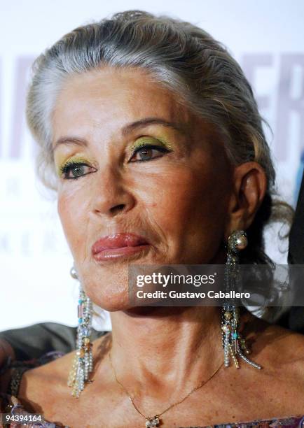 Lady Micheline attends the Johnny Depp tribute during the 6th Annual Bahamas International Film Festival at Atlantis Paradise Island on December 13,...