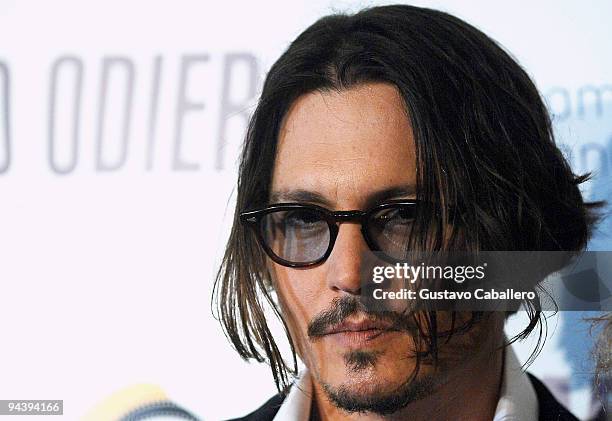 Actor Johnny Depp attends the Johnny Depp tribute during the 6th Annual Bahamas International Film Festival at Atlantis Paradise Island on December...