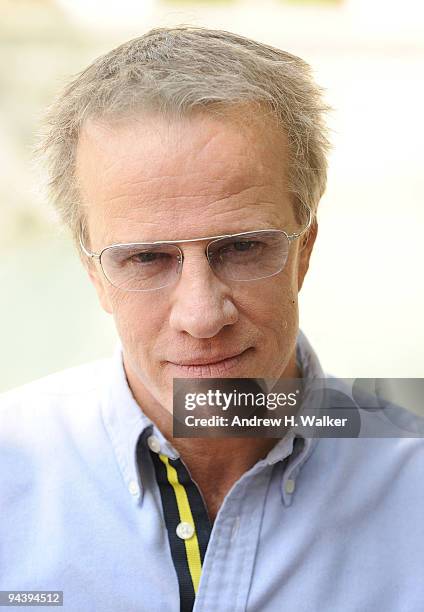 Actor Christopher Lambert attends the In Focus France photocall during day six of the 6th Annual Dubai International Film Festival held at the...