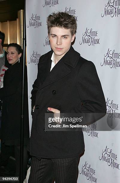 Recording artist Nolan Gerard Funk attends the "A Little Night Music" Broadway opening night at the Walter Kerr Theatre on December 13, 2009 in New...