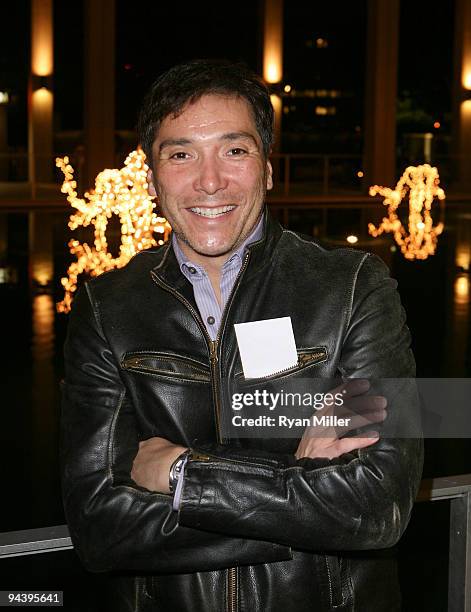 Actor Benito Martinez poses during the arrivals for the opening night performance of "Palestine, New Mexico" at the Center Theatre Group's Mark Taper...