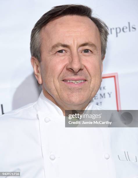 Chef Daniel Boulud attends the 2018 TriBeCa Ball at New York Academy of Art on April 9, 2018 in New York City.