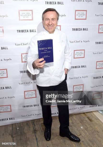 Chef Daniel Boulud attends the 2018 TriBeCa Ball at New York Academy of Art on April 9, 2018 in New York City.