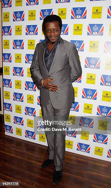 Comedian Stephen K Amos attends the British Comedy Awards on December 12, 2009 in London, England.
