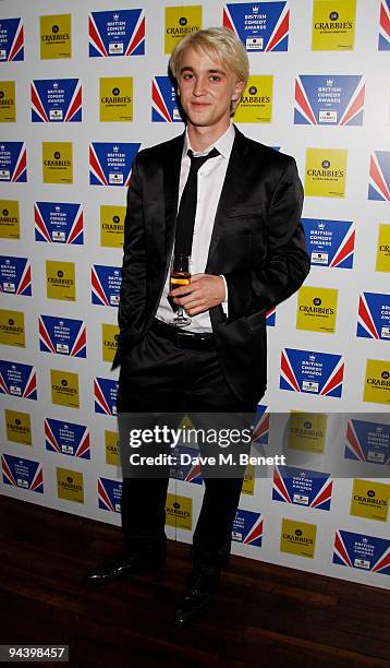 Actor Tom Felton attends the British Comedy Awards on December 12, 2009 in London, England.