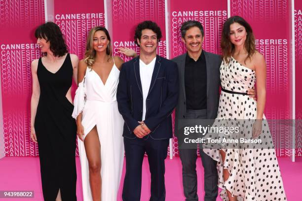 Ariadna Gil, Sofia Sisniega,Alfonso Dosal,Gael Garcia Bernal and Paulina Davila attend "Aqui En La Tierra" and "Il Cacciatore" screening during the...