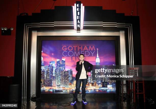 Actor and comedian Mario Bosco attends the Gotham's New Talent Showcase at Gotham Comedy Club on April 9, 2018 in New York City.