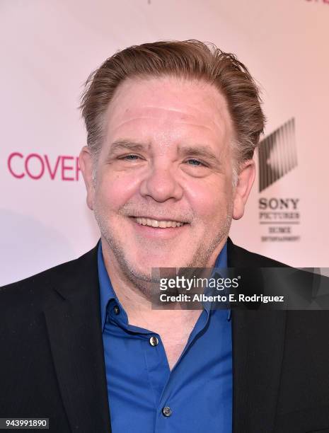 Brian Howe attends the premiere of Sony Pictures Home Entertainment and Off The Dock's "Cover Versions" at The Landmark Regent on April 9, 2018 in...