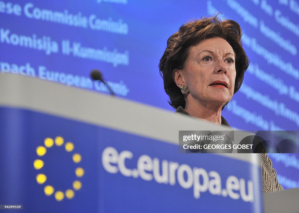 EU Competition Commissioner Neelie Kroes