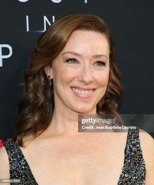 Molly Parker attends the premiere of Netflix's 'Lost In Space' Season 1 on April 9, 2018 in Los Angeles, California.