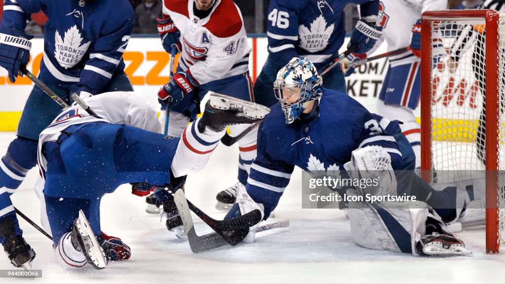 NHL: APR 07 Canadiens at Maple Leafs