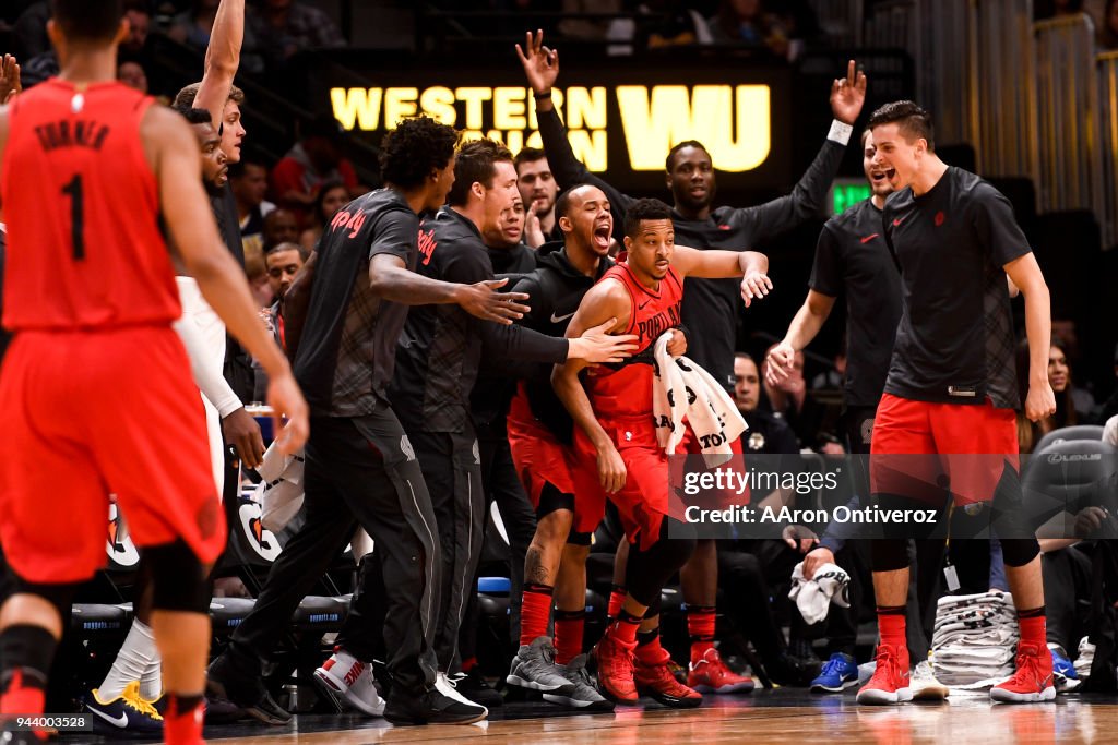 DENVER NUGGETS VS PORTLAND TRAILBLAZERS, NBA
