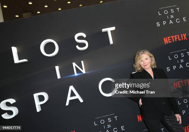 Marta Kristen arrives to the Los Angeles premiere of Netflix's "Lost In Space" Season 1 held at The Cinerama Dome on April 9, 2018 in Los Angeles,...