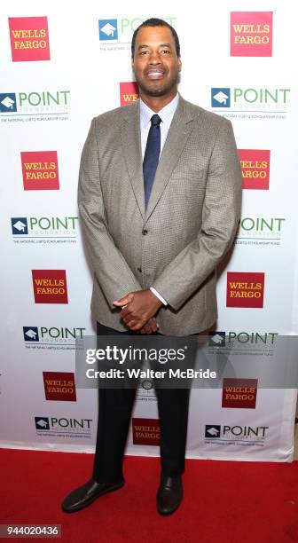 Jason Collins attends the Point Foundation hosts Annual Point Honors New York Gala Celebrating The Accomplishments Of LGBTQ Students at The Plaza...