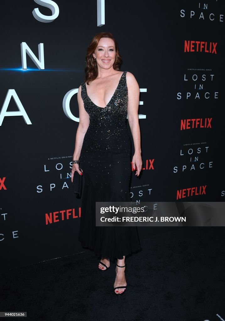 Actress Molly Parker arrives for Netflix's Lost In Space Season