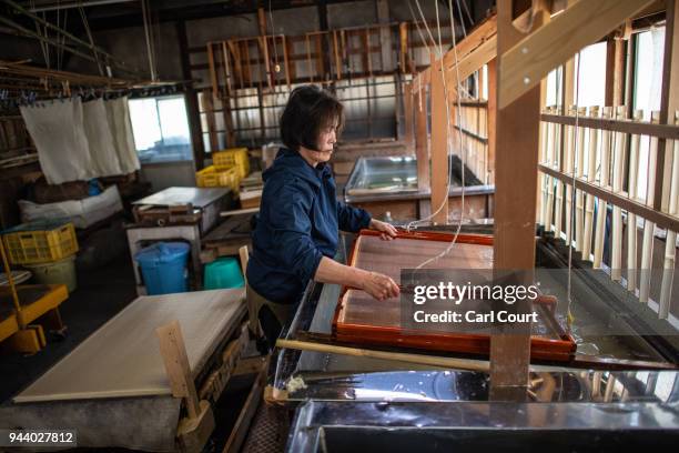 Papermaking Japan 1,126 Paper Making Process Stock Photos, High-Res Pictures, and Images ...