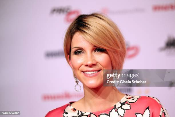 Anna-Maria Zimmermann during the 13th Live Entertainment Award 2018 at Festhalle Frankfurt on April 9, 2018 in Frankfurt am Main, Germany.