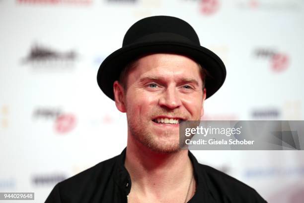 Johannes Oerding during the 13th Live Entertainment Award 2018 at Festhalle Frankfurt on April 9, 2018 in Frankfurt am Main, Germany.