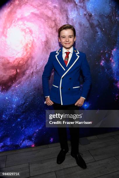 Maxwell Jenkins attends the Premiere Of Netflix's "Lost In Space" Season 1 After Party at Le Jardin LA on April 9, 2018 in Los Angeles, California.