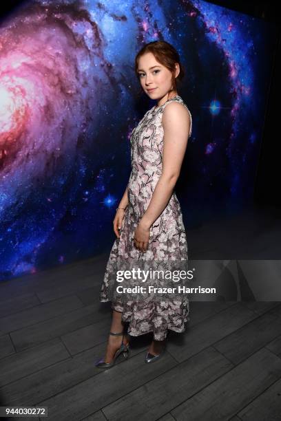 Mina Sundwall attends the Premiere Of Netflix's "Lost In Space" Season 1 After Party at Le Jardin LA on April 9, 2018 in Los Angeles, California.