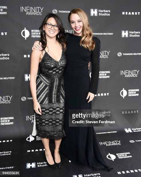 Daniella Zalcman and Mallory Benedict attend the International Center of Photography's 2018 Infinity awards on April 9, 2018 in New York City.