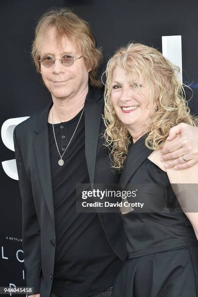 Billy Mumy and Eileen Mumy attend the "Lost In Space" Season 1 Premiere at ArcLight Cinerama Dome on April 9, 2018 in Hollywood, California.