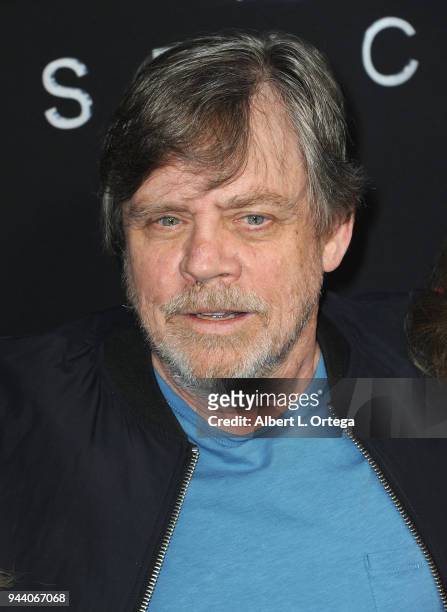 Actor Mark Hamill arrives for the Premiere Of Netflix's "Lost In Space" Season 1 held at The Cinerama Dome on April 9, 2018 in Los Angeles,...