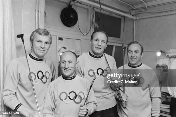 English soccer player Bobby Moore , Australian jockey Scobie Breasley , English heavyweight boxer Henry Cooper , and English soccer player Billy...