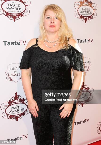 Corinne Ruff attends the 9th annual Taste Awards Dinner at Viale Dei Romani on April 9, 2018 in West Hollywood, California.