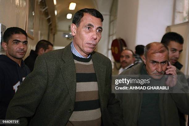 Hatem Abdel Kader , a Fatah member and advisor to Palestinian prime minister Salam Fayyad, is seen at Jerusalem�s municipal court after the Israeli...