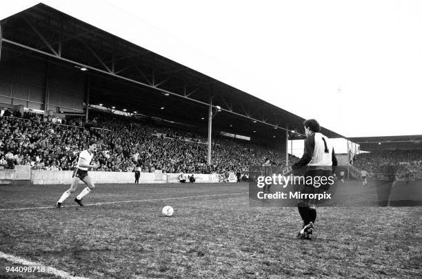 New Stand at Valley Parade, home of Bradford City FC is reopened with an exhibition match against an England international XI, 14th December 1986.