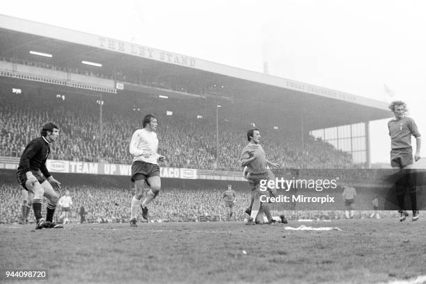 Derby County v Juventus, European Cup semi final 2nd leg match at the Baseball Ground, Derby, 25th April 1973, Dino Zoff in goal for Juventus. Final...