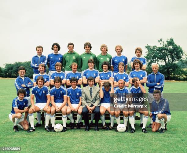 Birmingham City FC, July 1977, BACK ROW LEFT TO RIGHT, Oliver, Richard Seragia, David Latchford, Stephen Smith, James Montgomery, John Connolly,...