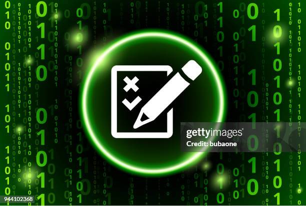 check list binary code vector pattern background - 3d illustration rendering of binary code pattern stock illustrations