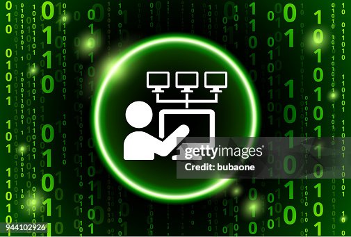 Computer Networking Binary Code Vector Pattern Background Computer Networking Binary Code Vector Pattern Background