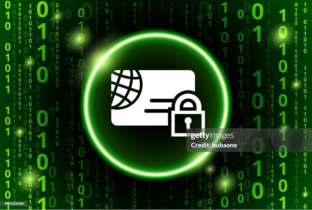 Secure Credit Card Binary Code Vector Pattern Background High-Res ...