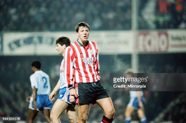 Southampton 0-0 Manchester United, FA Cup match at The Dell, Monday 27th January 1992, Replay Result 2-2 a.e.t. Southampton won on penalties, Matthew...