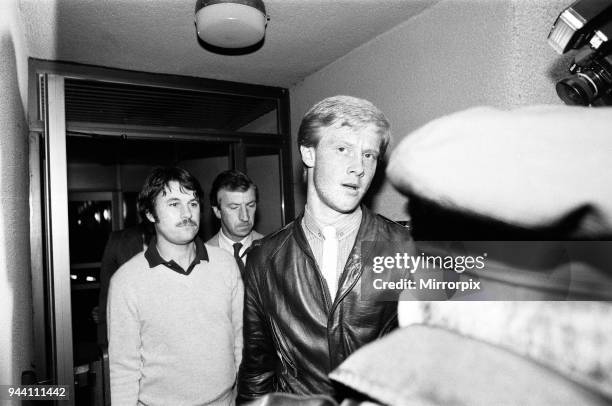 Southampton FC Players, 7th October 1982, Rape Charge players leave Sweden, Mark Wright.