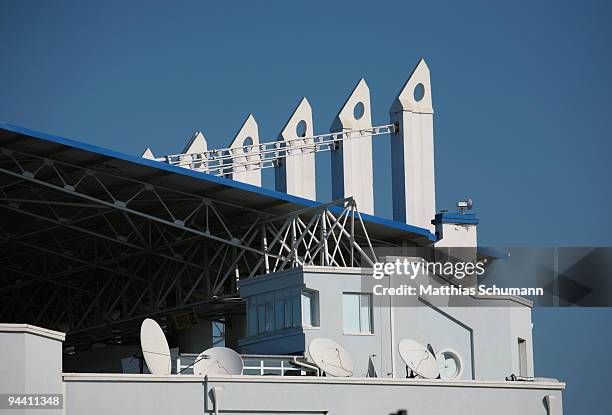 The Sheriff Stadium of Tiraspol on October 19, 2008 located in the Transnistrian region in Moldova . Tiraspol is the second largest city in Moldova...