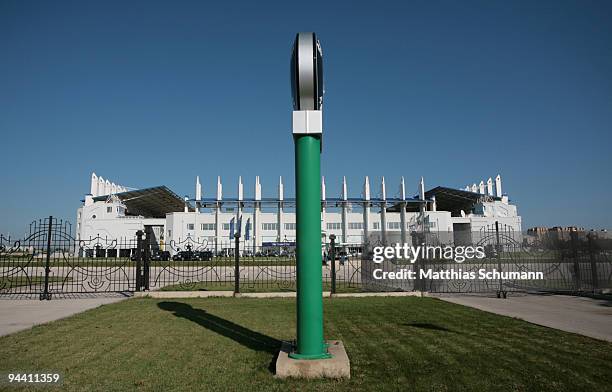 The Sheriff Stadium of Tiraspol October 19, 2008 located in the Transnistrian region in Moldova. Tiraspol is the second largest city in Moldova and...