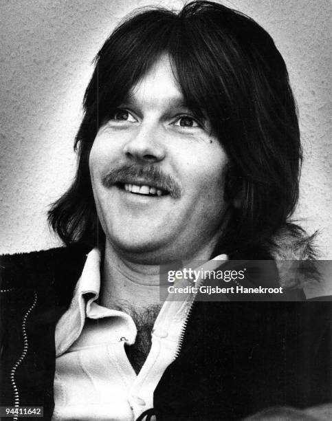 Randy Meisner of The Eagles being interviewed in London in 1973.