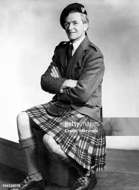 Scottish actor James Copeland, circa 1954.