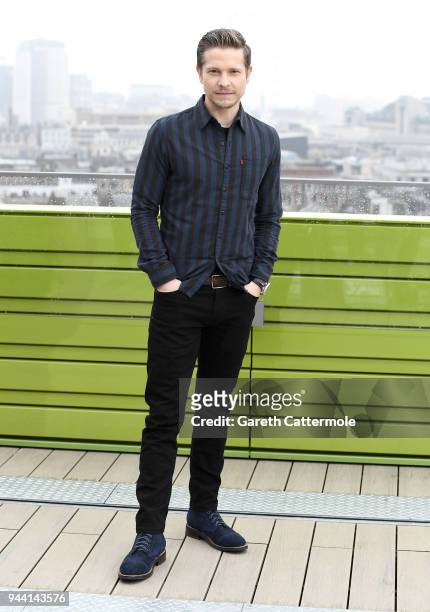 Actor Matt Czuchry attends "The Resident" photocall at NBC Universal on April 10, 2018 in London, England.