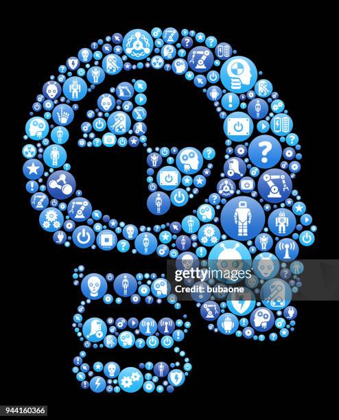 car test dummy blue icon pattern background - test pattern stock illustrations