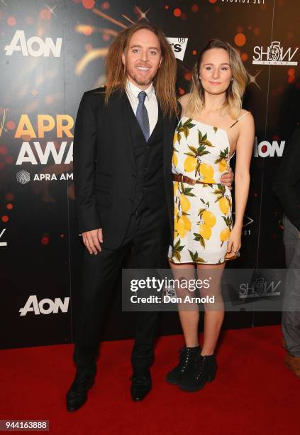 Tim Minchin arrives ahead of the 2018 APRA Music Awards at ICC Sydney on April 10, 2018 in Sydney, Australia.